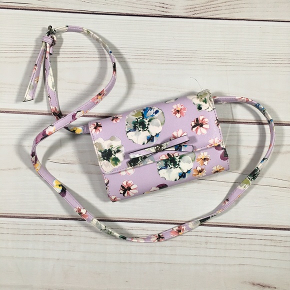 NWOT NINE WEST Floral Cross Body Bag - Picture 1 of 6